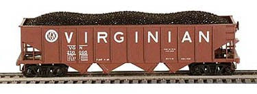 Bowser 40794 HO Virginian H21a 4-Bay Hopper #216653
