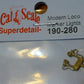 Cal Scale 190-280 HO Style Steam Loco Marker Lamps Loco&Tender (Pack of 2)