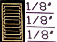 Detail Associates 2716 HO Brake Grids for ALCO Century Series