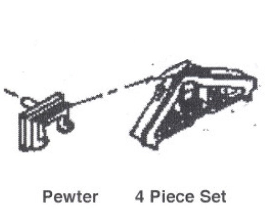 Details West 293 HO Scale Re-Rail Frog w/ Brackets for D&RGW UP (Pack of 4)
