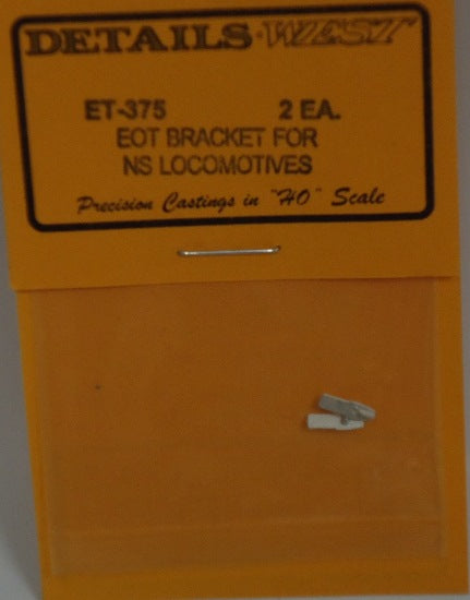 Details West 375 HO Norfolk Southern Locos EOT Device Bracket (Pack of 2)