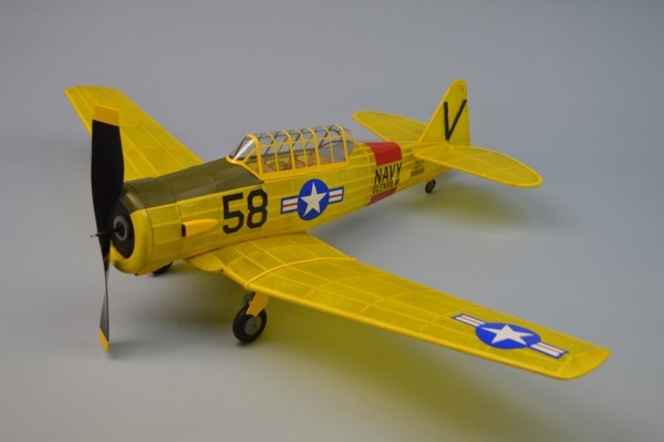 Dumas 334 30" Wingspan AT-6 Texan Rubber Pwd Aircraft Kit