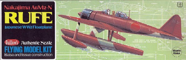 Guillows 507 Nakijima A6M2-N Rufe Military Aircraft Plane Model Kit