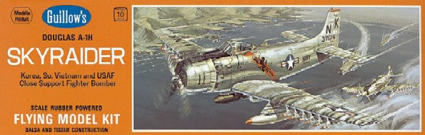 Guillows 904 1:35 Douglas A-1H Skyraider Balsa Aircraft Plane Model Kit