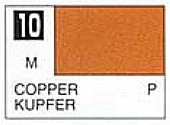 Gunze C10 Metallic Copper Mr. Color Solvent-Based Acrylic Paint - 10 ml. Bottle
