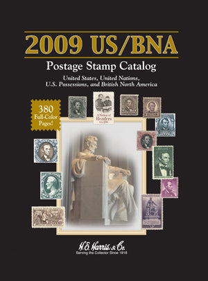 H.E. HARRIS 26555 2009 US/BNA Postage Stamp Catalog