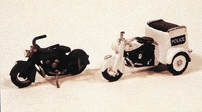 JL Innovative Design 903 HO Classic 1947 Unfinished Cast Motorcycles (Pack of 2)