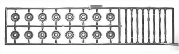 Tichy 3005 HO Westinghouse KC System Brake Gear