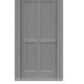 Tichy 8050 HO 36" x 80" 2-Lite Doors (Pack of 6)