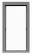 Tichy 8103 HO 64" x 62" 2/2 Double Unit Window (Pack of 6)