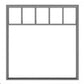 Tichy 8188 HO 115"  x 118" Store Front Window (Pack of 3)
