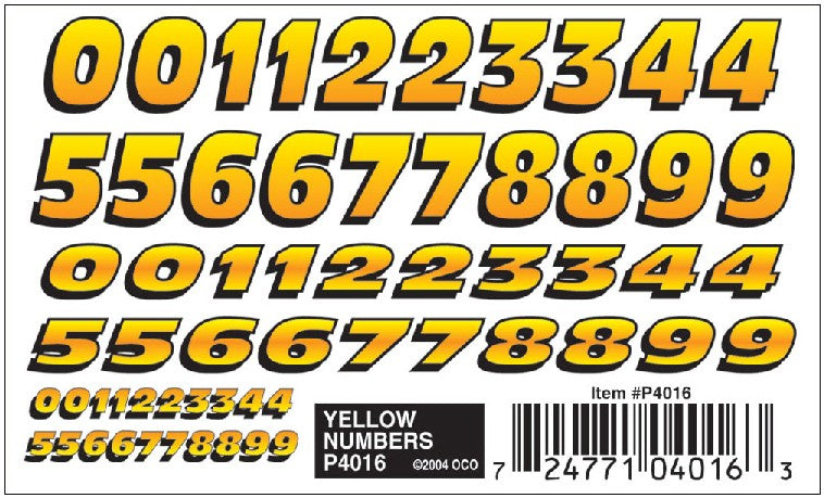 PineCar P4017 Bad To The Bone Dry Transfer Decals