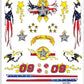 PineCar P4020 Rock Star Dry Transfer Decals