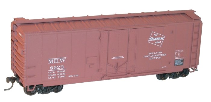 Accurail 3124 HO MILW RD 40' BOXCAR