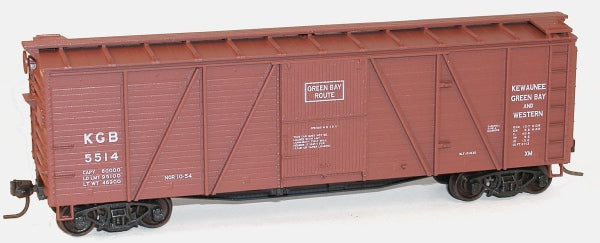 Accurail 7205 40' SS Wood Box GB&W