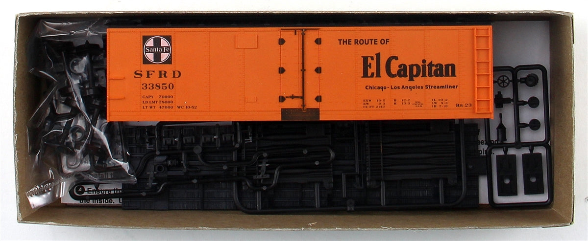 Accurail 80623 HO KIT Steel Reefer, SF/El Capitan