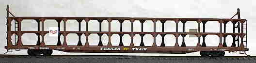 Accurail 9312 HO Gulf, Mobile & Ohio 89' Tri-Level Open Auto Rack
