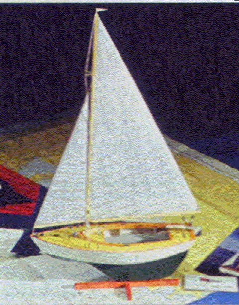 Midwest Products 983 1:24 Sakonnet Daysailer Wooden Boat Model Kit