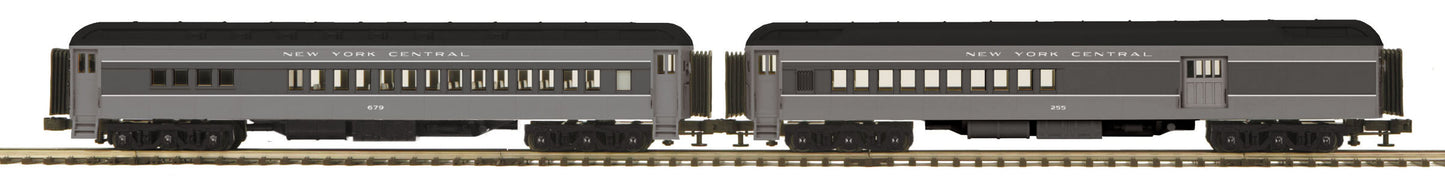 MTH 20-41014 O New York Central 70 Madison Comb/Diner Car Set (Set of 2)