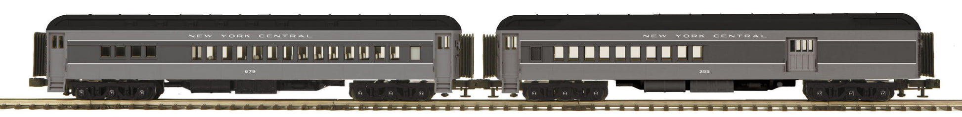 MTH 20-41014 O New York Central 70 Madison Comb/Diner Car Set (Set of 2)