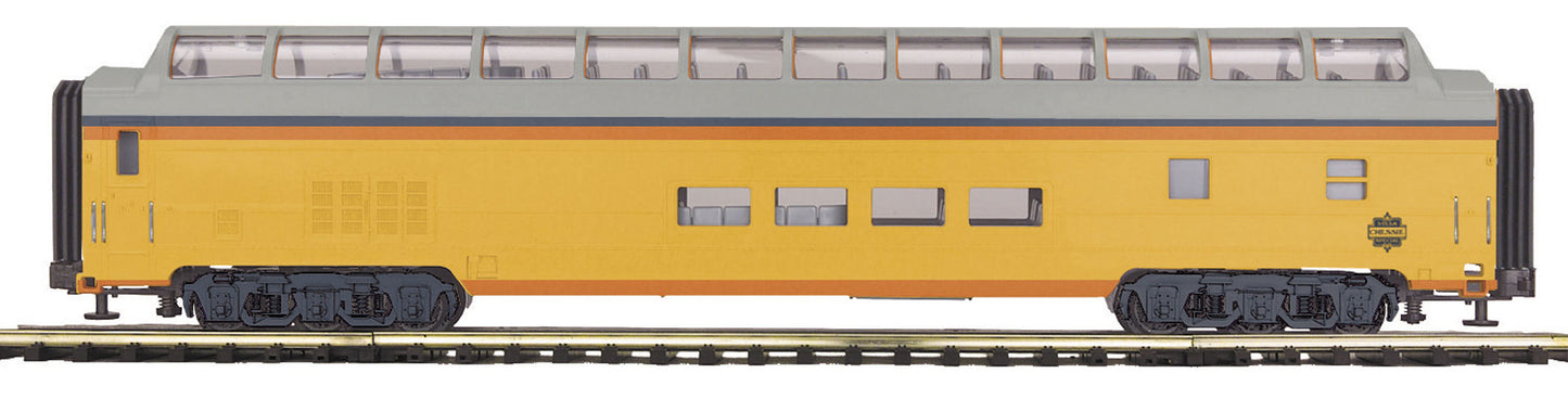 MTH 20-67249 Chessie 70' ABS Full Vista Dome Passenger Car