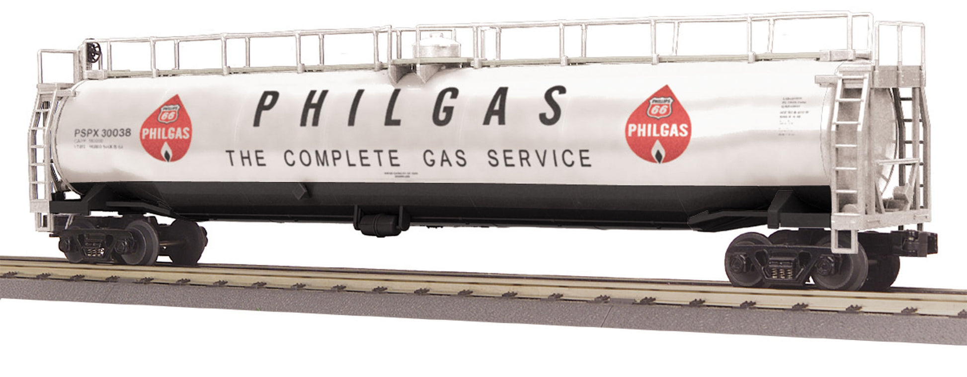 MTH 30-73427 O Philgas 33,000 Gallon Tank Car #30038