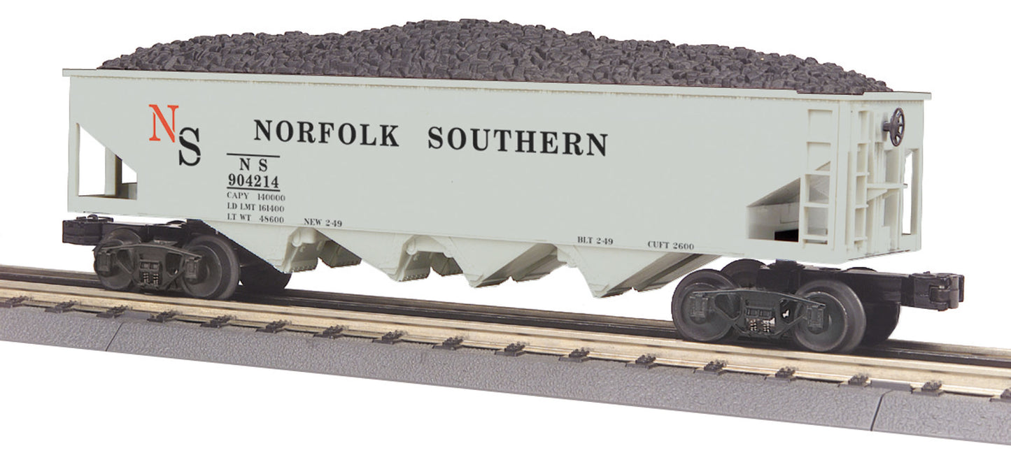 MTH 30-75495 O-27 4-Bay Hopper, Norfolk Southern #904214