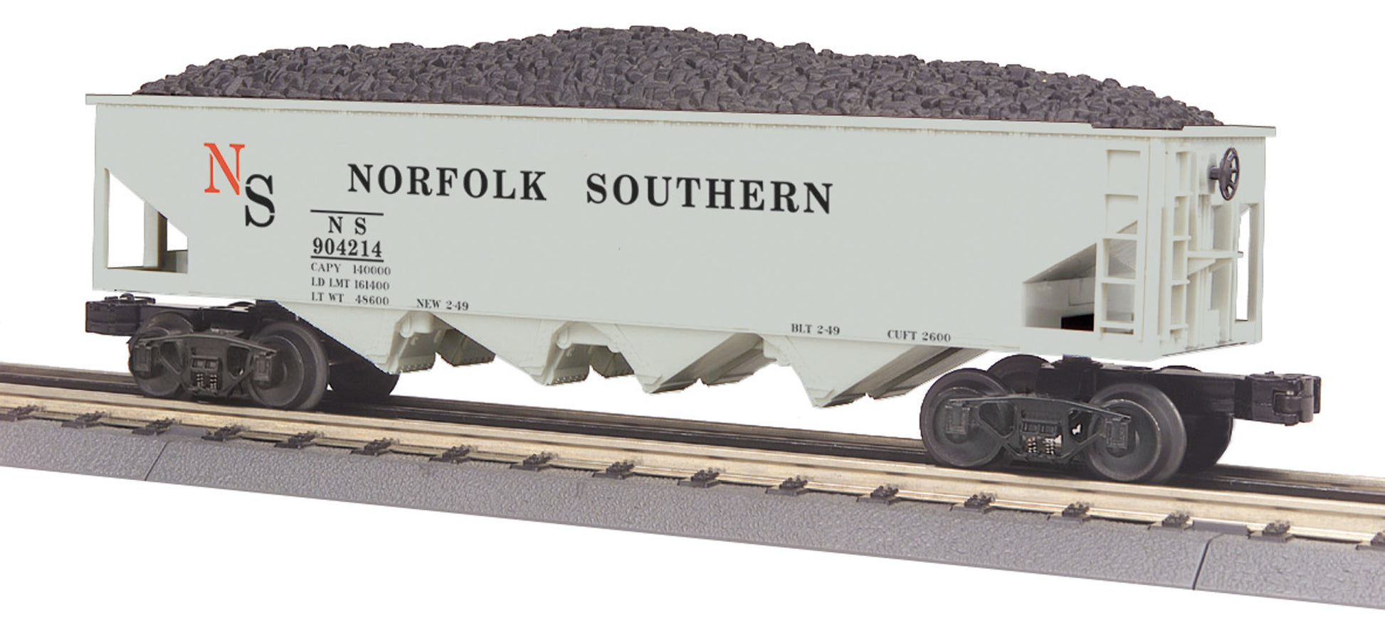 MTH 30-75495 O-27 4-Bay Hopper, Norfolk Southern #904214