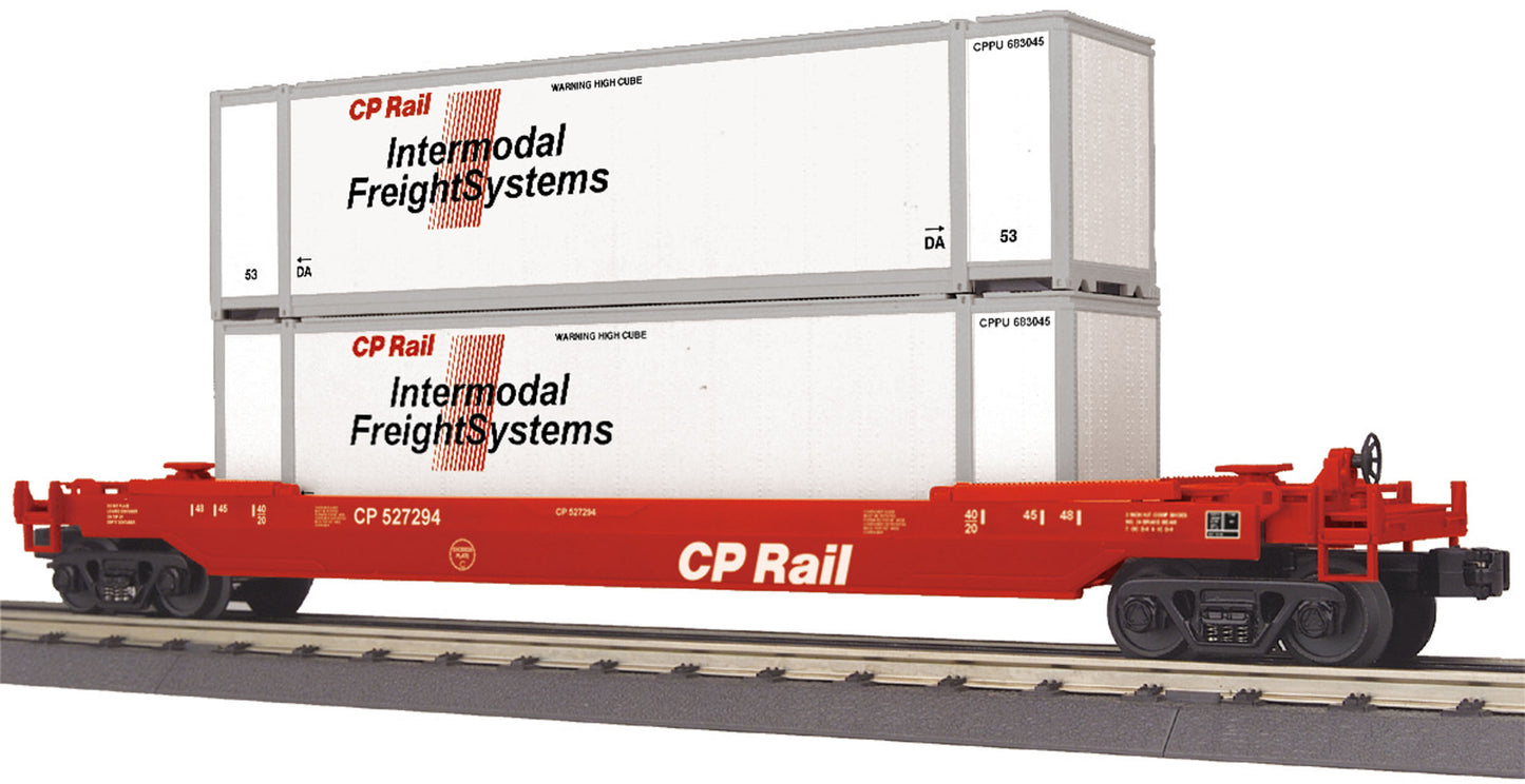 MTH 30-76583 O CP Rail Husky Stack Car