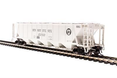 Broadway Limited 4090 HO PRR Class H32 5-Bay Covered Hopper (Pack of 2)