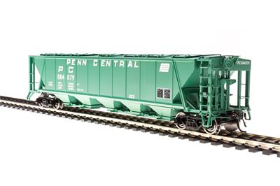 Broadway Limited 4093 HO PC PRR Class H32 5-Bay Covered Hopper Set A (Pack of 2)