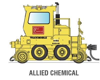 Broadway Limited 6041 HO Allied Chemical Co. Trackmobile™ Industrial Switcher