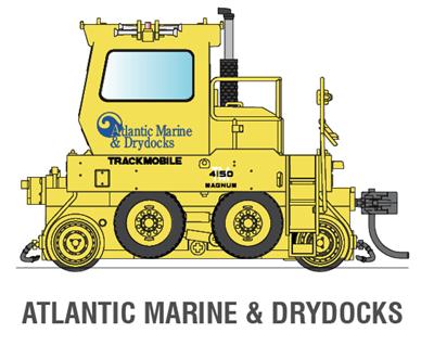 Broadway Limited 6044 HO Atlantic Marine & Drydocks Trackmobile™ Industrial