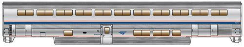 Walthers 920-11023 HO Amtrak 85' Pullman-Standard Superliner Sleeper (Phase Ivb)
