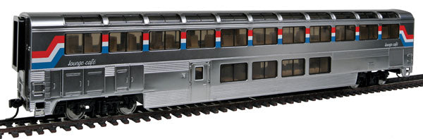 Walthers 920-11041 HO Amtrak 85' Pullman-Standard Superliner Lounge Phase III