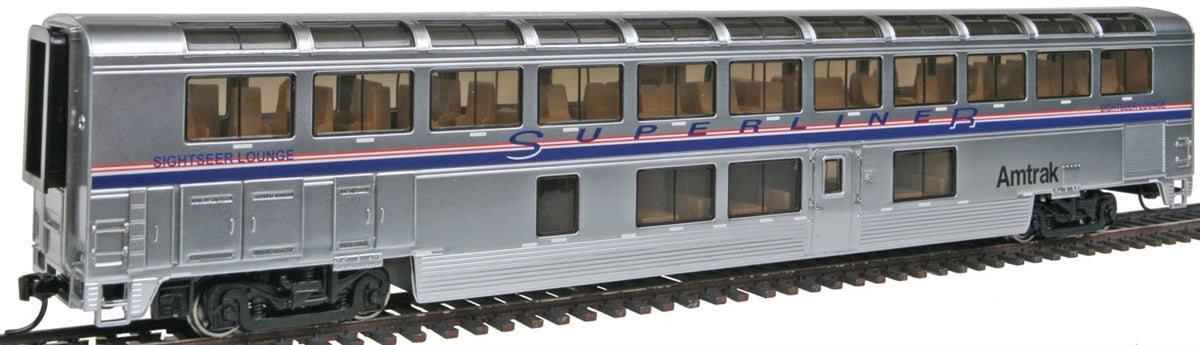 Walthers 920-12090 HO Amtrak 85' Bombardier Superliner II Sightseer Lounge