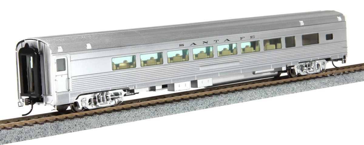 Walthers 14002 HO Santa Fe 85' Budd 1 Drawing Room 29-Seat Lounge Car - Lighted