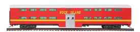 Walthers 920-16522 HO Rock Island 85' Pullman-Standard Bi-Level Commuter Cab Car
