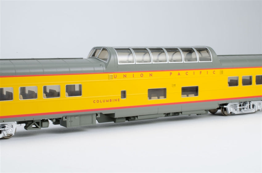 Walthers 920-18050 HO Union Pacific Columbine 85' ACF Dome Coach Standard