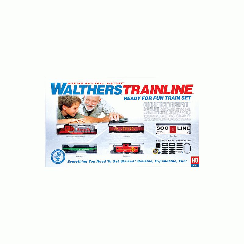 Walthers 931-870 HO Santa Fe Ready for Fun Train Set