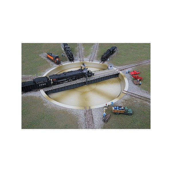 Walthers 2616 N Motorized 130' Turntable with DCC Built-ups Assembled