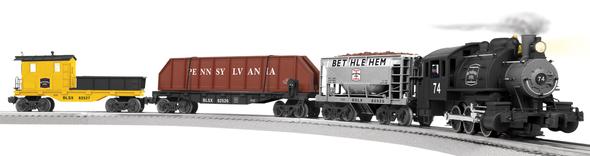 Lionel 6-81270 Bethlehem Steel LionChief Work Train O Gauge Steam Train Set