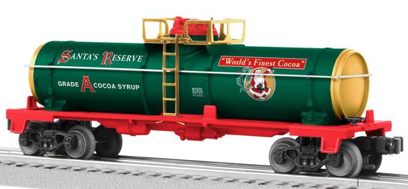 Lionel 6-81372 O Gauge Santa's Reserve Cocoa Powder Tank Car