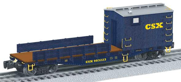 Lionel 6-81888 O Gauge CSX Legacy Boom Car w/ RailSounds #983223