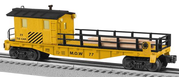 Lionel 6-82092 O Gauge MOW Tie Work Car #77