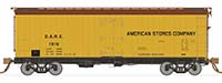 Rapido Trains 121001 HO American Stores Co. GARX 37' Wood Meat Reefer