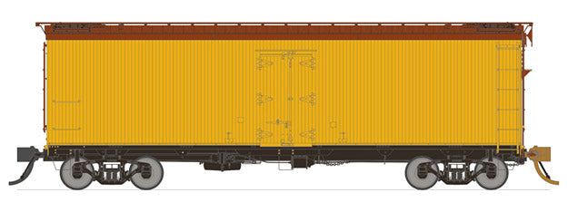 Rapido Trains 121098 HO Painted, Unlettered 37' Wood Meat Reefer
