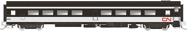 Rapido Trains 503017 N Canadian National Cafe-Bar-Lounge #2509