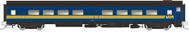 Rapido Trains 503051 N VIA Rail Canada Panorama Line(TM) Cafe-Bar-Lounge#2501