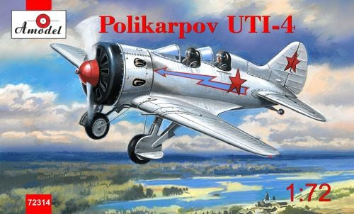 A Model from Russia 72314 1:72 Polikarpov UTI-4 Military Aircraft Plane Kit
